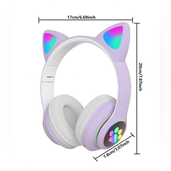 New Cat Ear Wireless Headphones - Picture 2 of 11